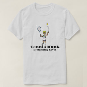 Blonde Male Tennis Hunk T - Shirt