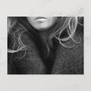 Blonde Mannequin Postkarte