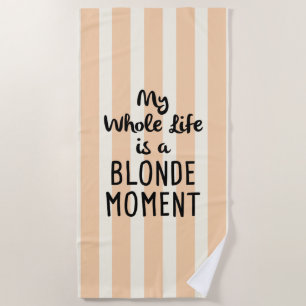 Blonde Moment Strandtuch