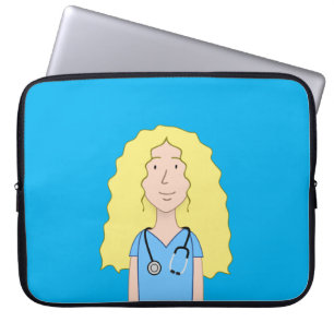 Blonde Nurse Laptopschutzhülle