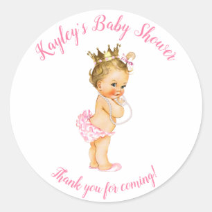 Blonde Princess Vintage Sticker Favonalized
