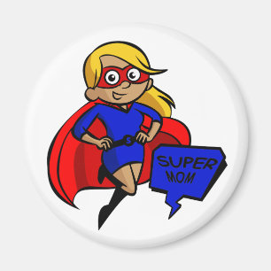 blonde Supermama Magnet