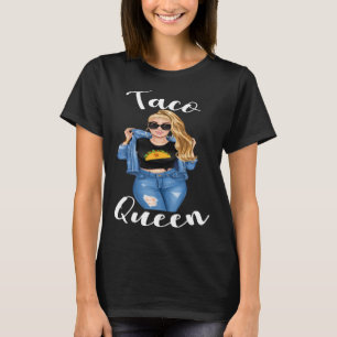Blonde Taco Königin Cinco De Mayo 5 Damen Frauen T-Shirt
