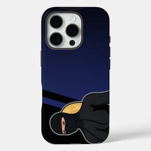 Blonde Woman iPhone 16 Pro - Though Case (Rückseite)