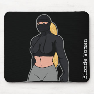 Blonde Woman Mousepad