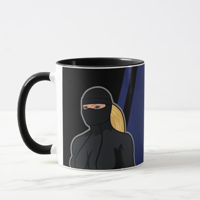 Blonde Woman Mug Tasse (Links)