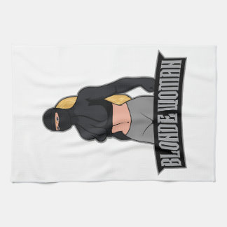 Blonde Woman Tea Towel Geschirrtuch