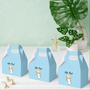 Blonder Baby Engel, Cartoon für Baby Shower Geschenkschachtel