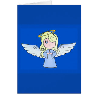 Blonder Cartoon-Engel