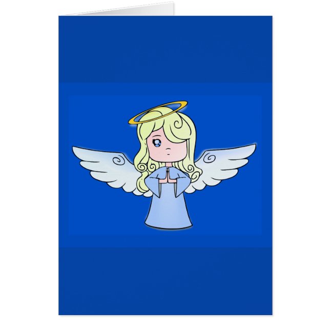 Blonder Cartoon-Engel (Vorne)