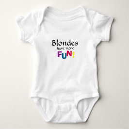Blondes haben mehr Spaß in der Musik Baby Strampler