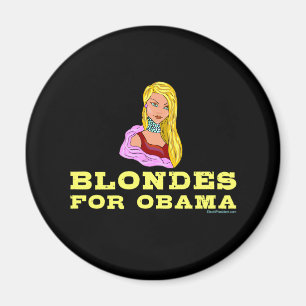 Blondes pour Obama Magnet