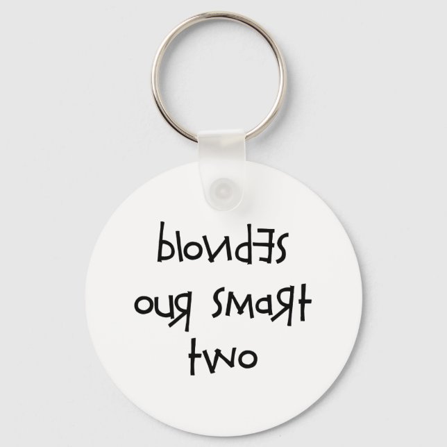 BLONDES UNSERES KLEINEN ZWEI SCHLÜSSELANHÄNGER (Vorderseite)