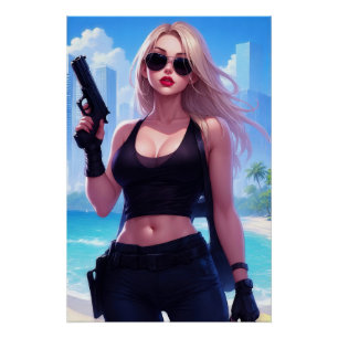 Blondie Bangs Back Poster