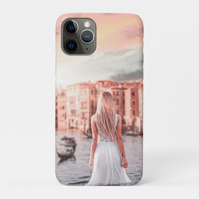 Blondie im romantischen Venedig Case-Mate iPhone Hülle (Rückseite)