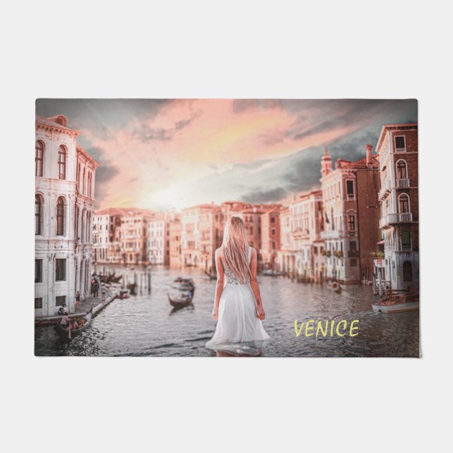 Blondie im romantischen Venedig Fußmatte (Vorderseite)