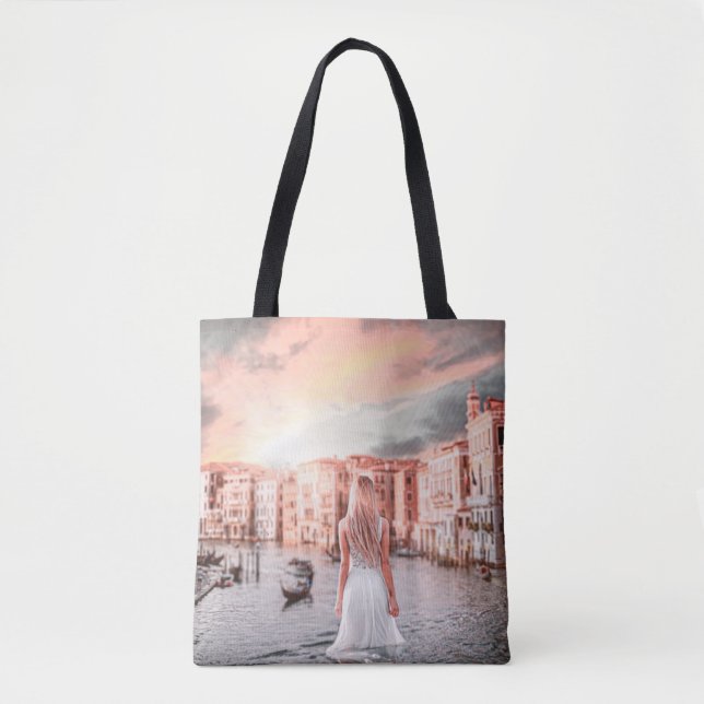 Blondie im romantischen Venedig Tasche (Vorderseite)