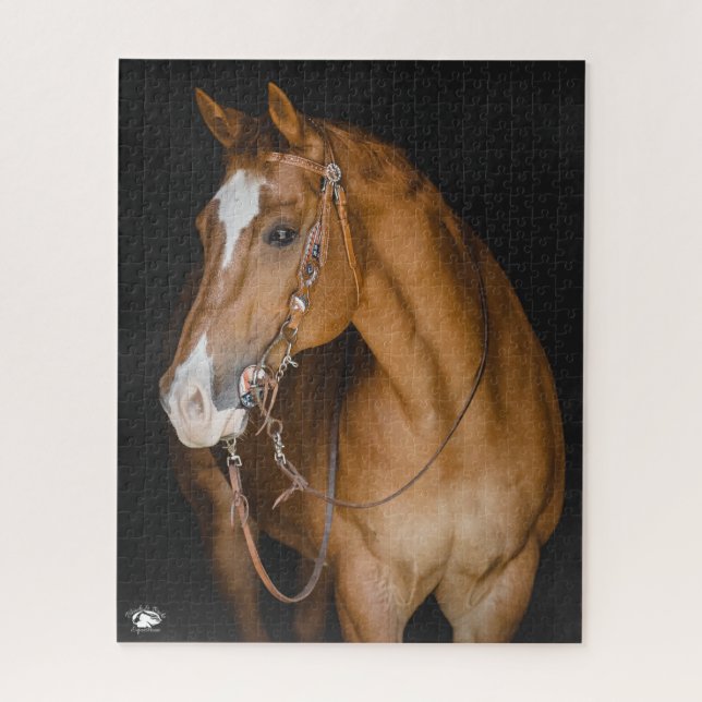 Blondine u. brach - kundengerechtes Puzzlen (Vertikal)