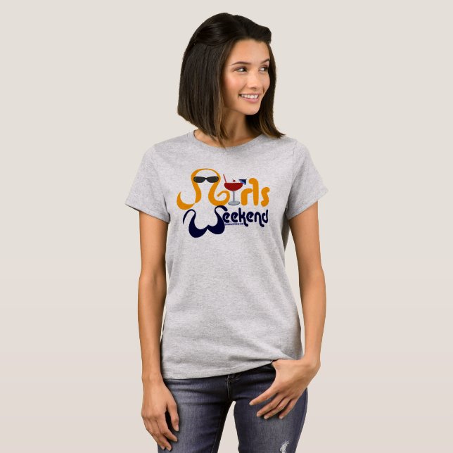 Blondinen haben mehr Spaß - graues T-Shirt (Vorne ganz)