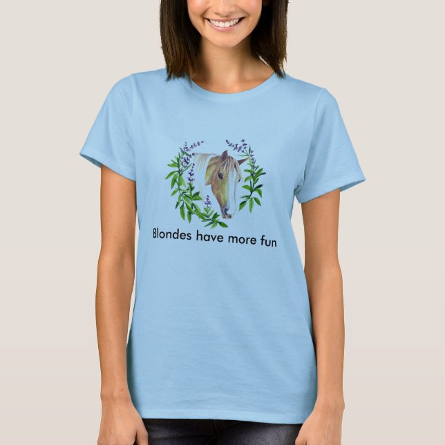 Blondinen haben mehr Spaß T-Shirt (Vorderseite)