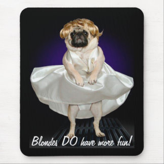 Blondinen Mousepad