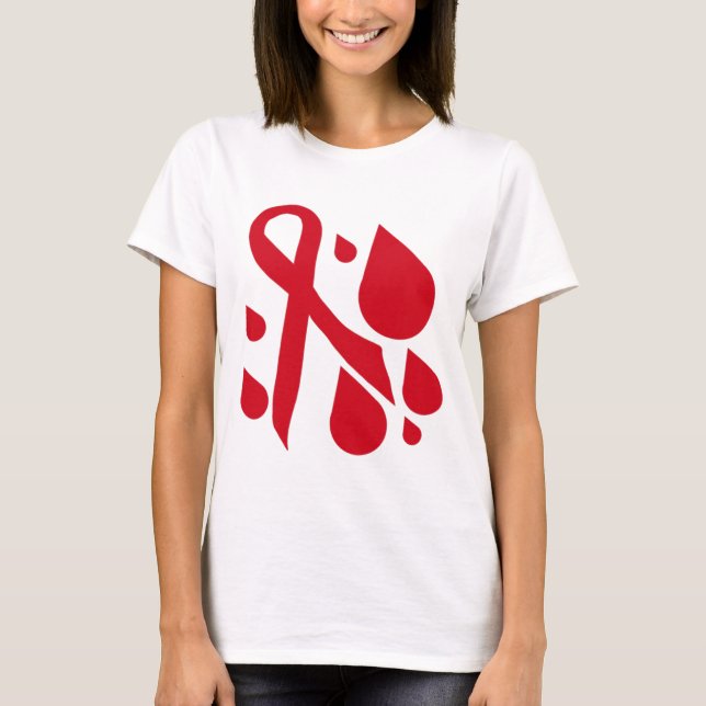 Blood cancer awareness T-Shirt (Vorderseite)