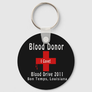 blood donor 2011 W-drops Schlüsselanhänger