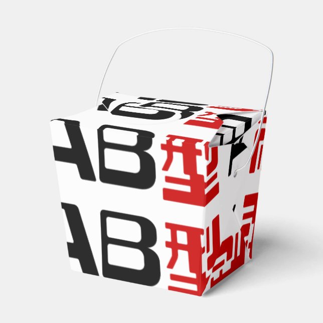 Blood Group AB Japanisches Kanji Geschenkschachtel (Vorderseite)