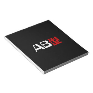 Blood Group AB Japanisches Kanji Notizblock