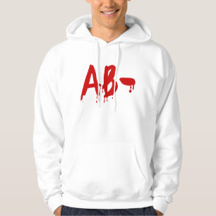Blood Group AB - Negative #Horror Hospital Hoodie