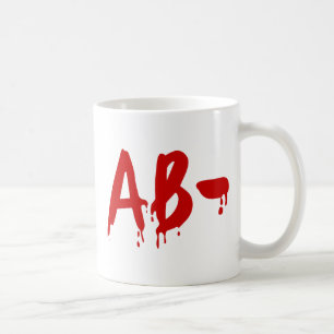 Blood Group AB - Negative #Horror Hospital Kaffeetasse