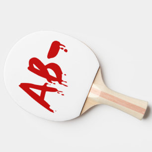 Blood Group AB - Negative #Horror Hospital Tischtennis Schläger