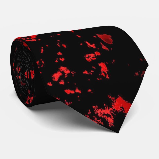 Blood King Mask des Horrors Krawatte (Gerollt)