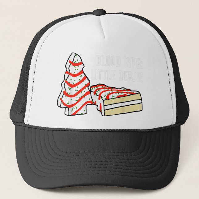 Blood kleinen Debbie Weihnachtsbaum Snack Kuchen Truckerkappe (Vorderseite)