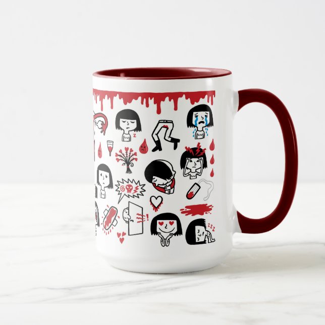 Blood Moon mugg Tasse (Rechts)