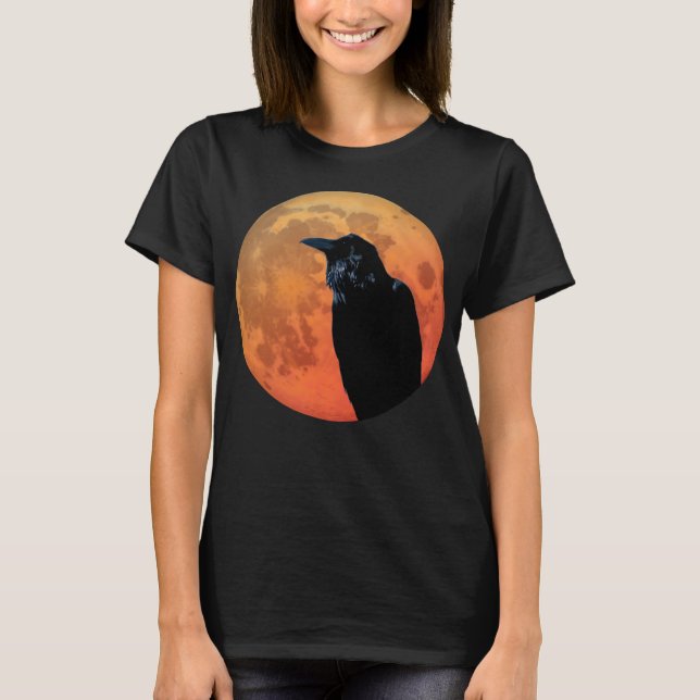 Blood Moon Raven T-Shirt (Vorderseite)