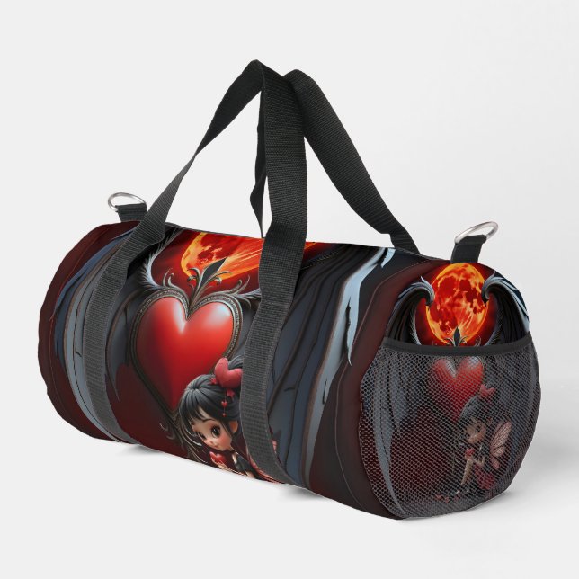 Blood Moon Valentine Fairy Duffle Bag (Rechte Ecke)