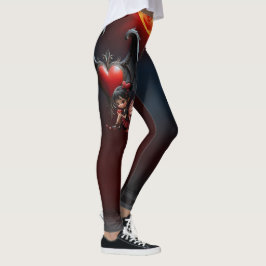 Blood Moon Valentine Fairy Leggings