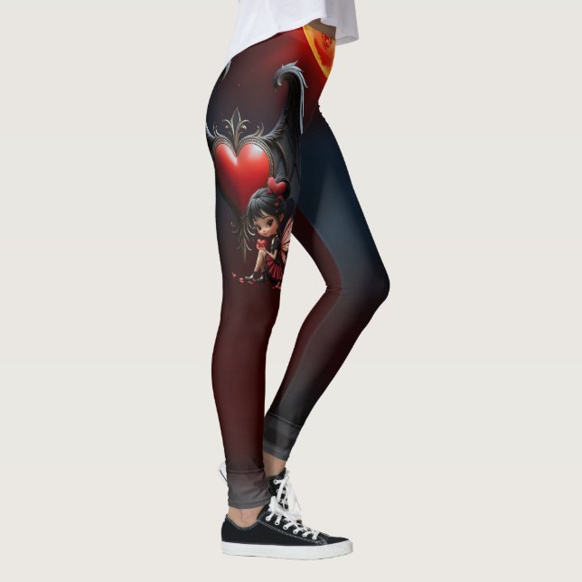 Blood Moon Valentine Fairy Leggings (Rechts)
