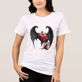Blood Moon Valentine Fairy Tri-Blend Shirt