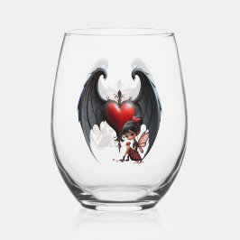 Blood Moon Valentine Fairy Weinglas Ohne Stiel