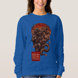 Blood Moon Yokai - Dunkle japanische Kunst Sweatshirt