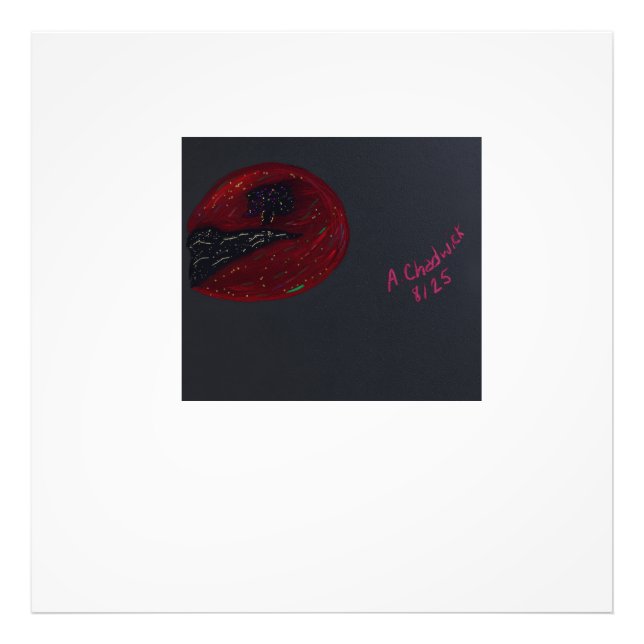 Blood Moonlit Night Photo Enlargement (Devant)