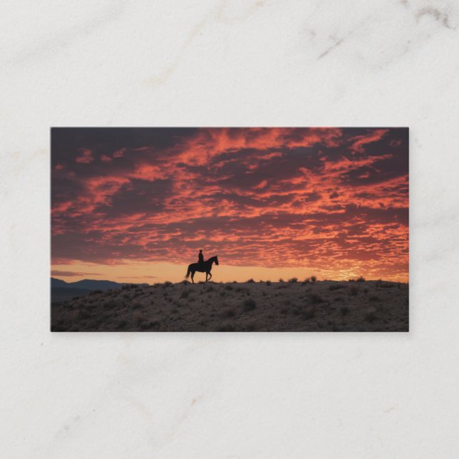 Blood Orange Birthday Invitation - Intense Western (Devant)