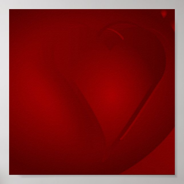 Blood Red Hearts Poster (Vorne)