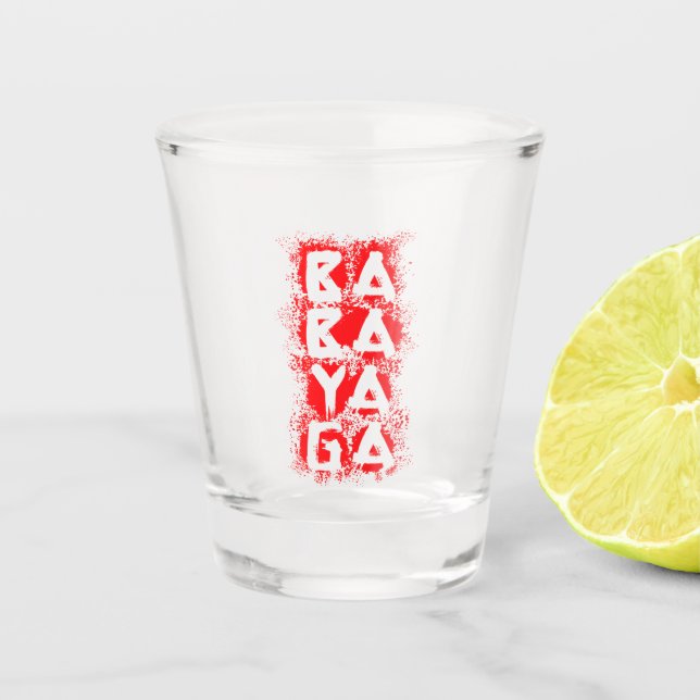 Blood Spritzer Baba Yaga Schnapsglas (Vorderseite)