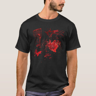 Blood Spritzer Kostüm Spatter Bloody Halloween Zo T-Shirt