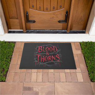 Blood & Thorns Gothic Design – Dunkel und kantig Fußmatte