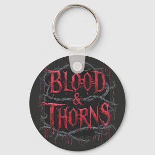 Blood & Thorns Gothic Design – Dunkel und kantig Schlüsselanhänger
