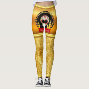 Bloodcurdling einschüchterndes des Zuckerschädels Leggings
